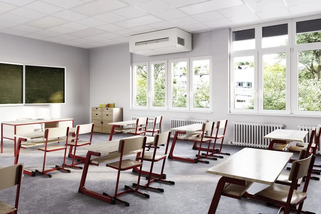 L&uuml;ftungstechnik gegen Aerosole und Viren in Schulen