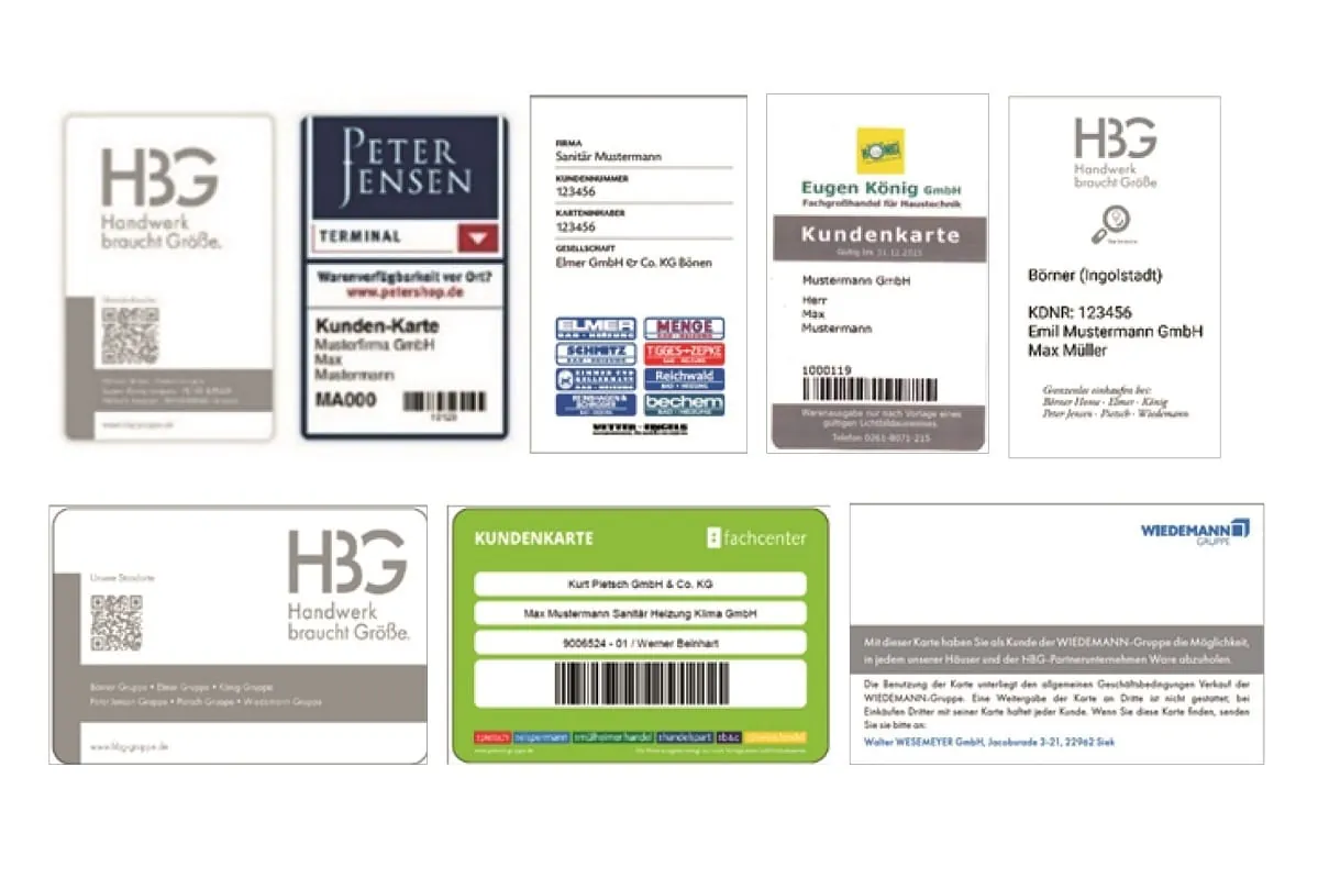 Abholung per HBG-Kundenkarte