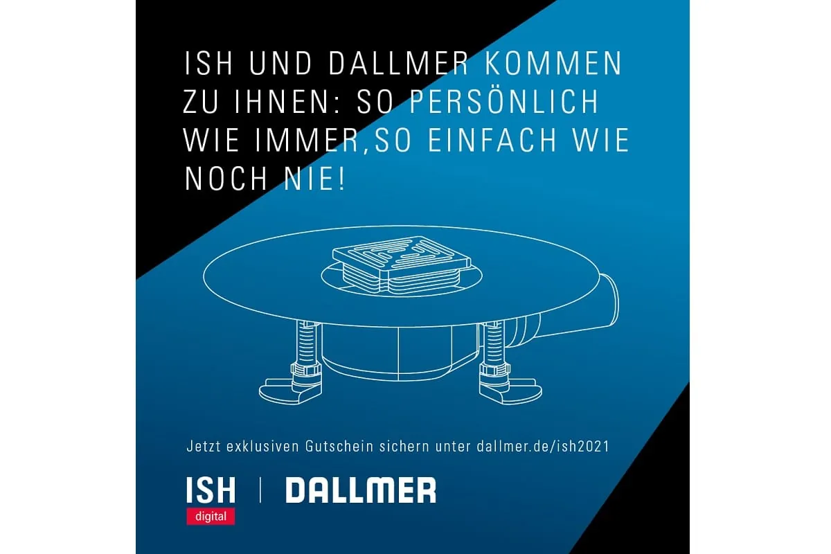 Dallmer mit Neuigkeiten bei der ISH digital