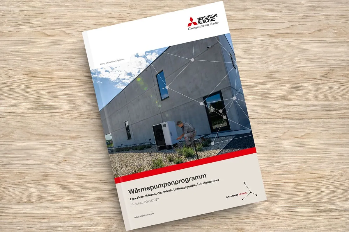 Mitsubishi: Neue Preisliste für Wärmepumpenprogramm