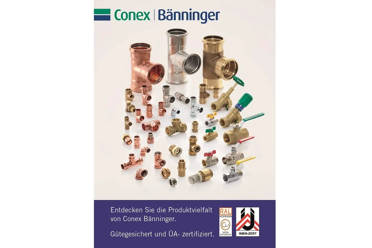 ÜA- und RAL-Kennzeichnung: Conex Bänninger Produkte zertifiziert