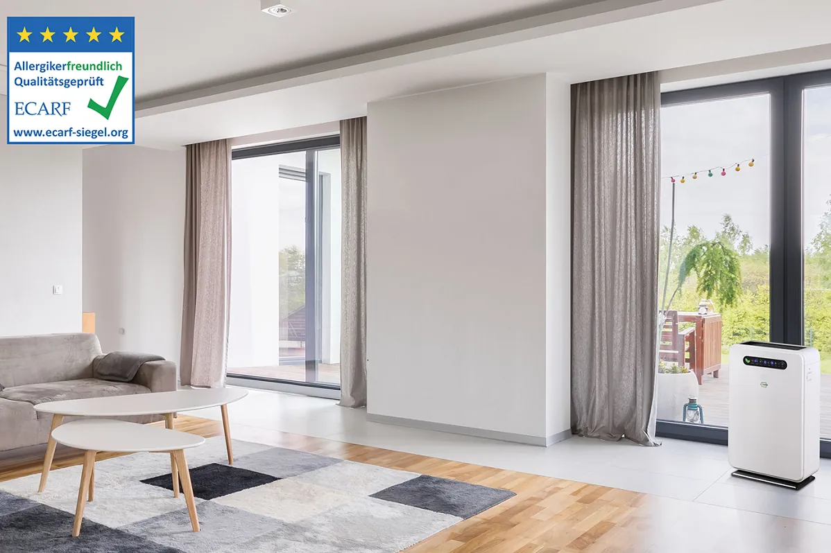 Remko-Luftreiniger mit ECARF-Qualitätssiegel