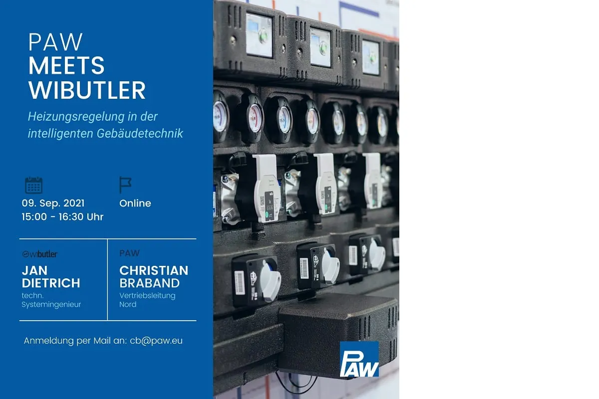 PAW meets wibutler – Heizungsregelung in der Gebäudetechnik
