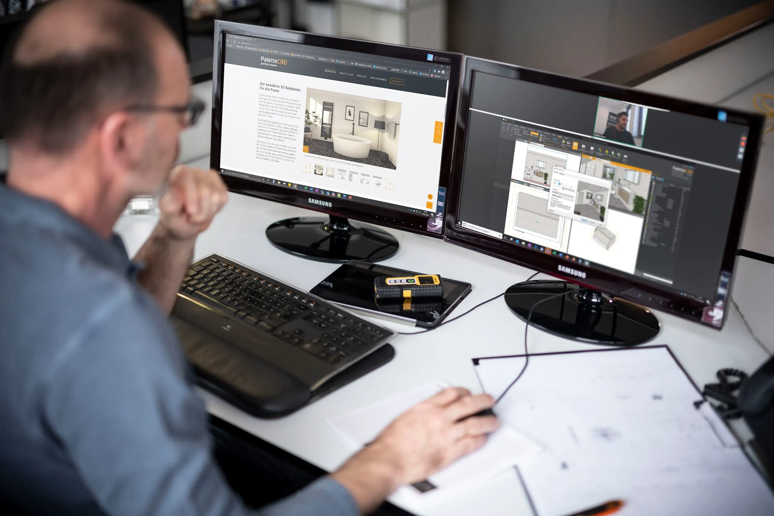 Palette CAD Terminankündigung: Sanitär-Webinar mit Expertentalk