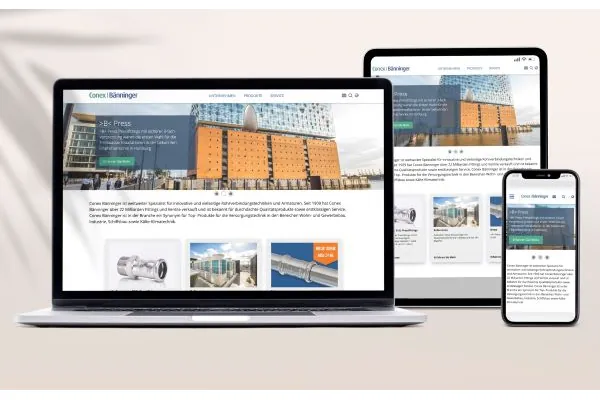 Conex Bänninger mit neuer Website für einen besseren Kundenservice