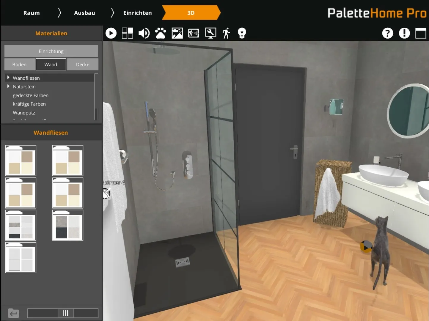 Palette Home: Einstieg in die 3D-Badplanung