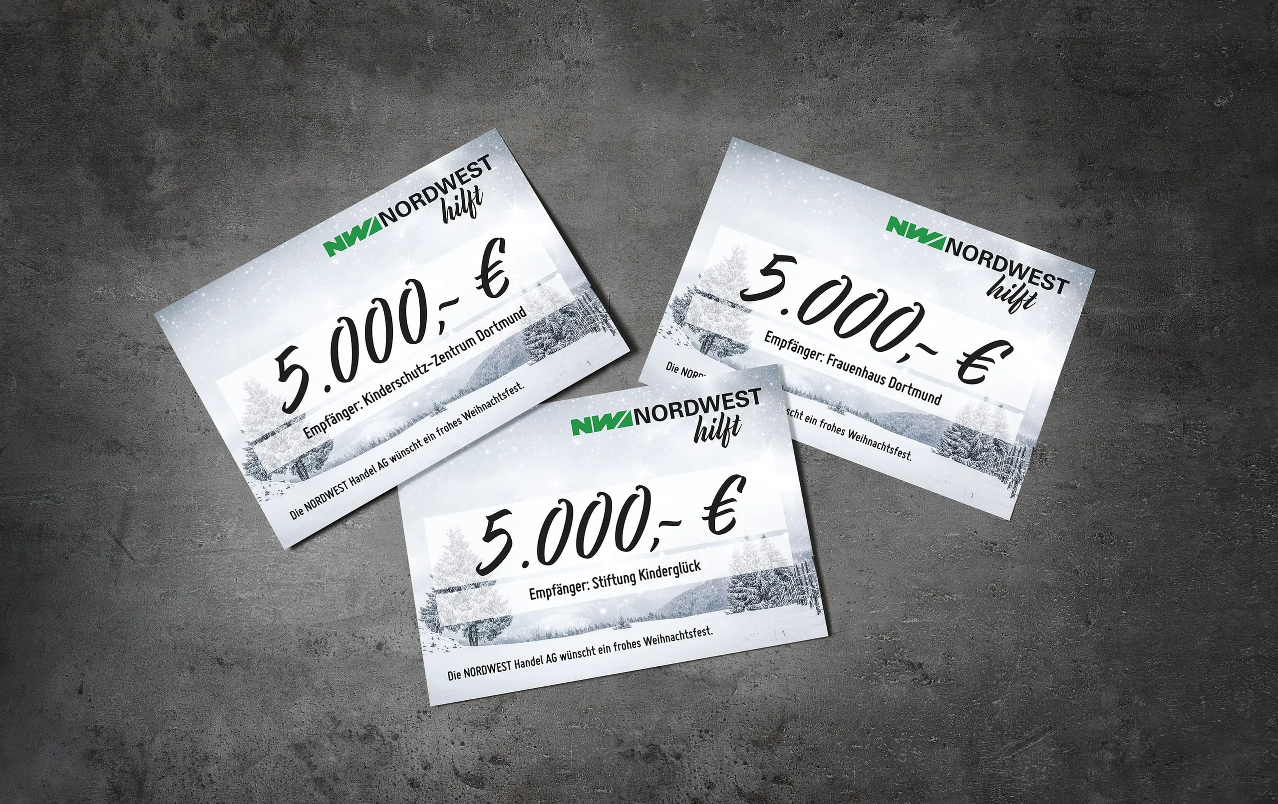 Weihnachtsspende von Nordwest: 15.000 Euro helfen direkt in Dortmund