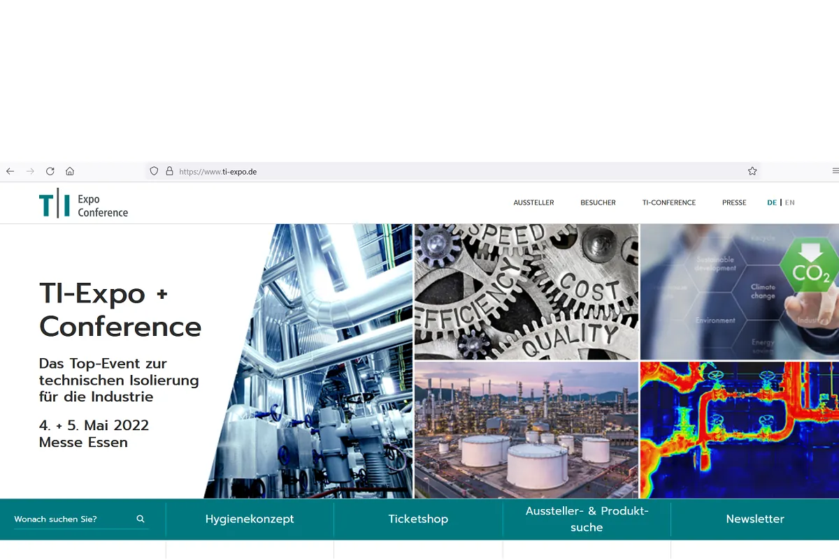 TI-Expo + Conference: Event zur technischen Isolierung