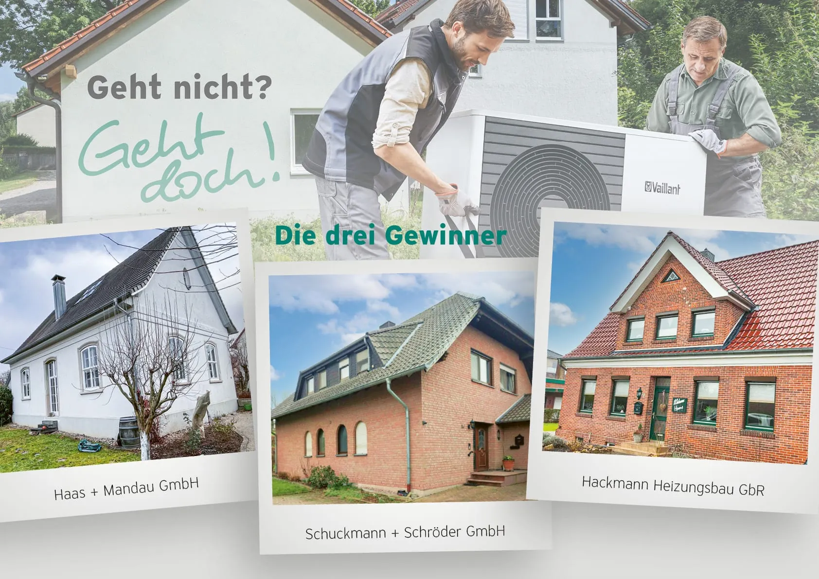 Vaillant präsentiert die Gewinner der Wärmepumpen-Challenge