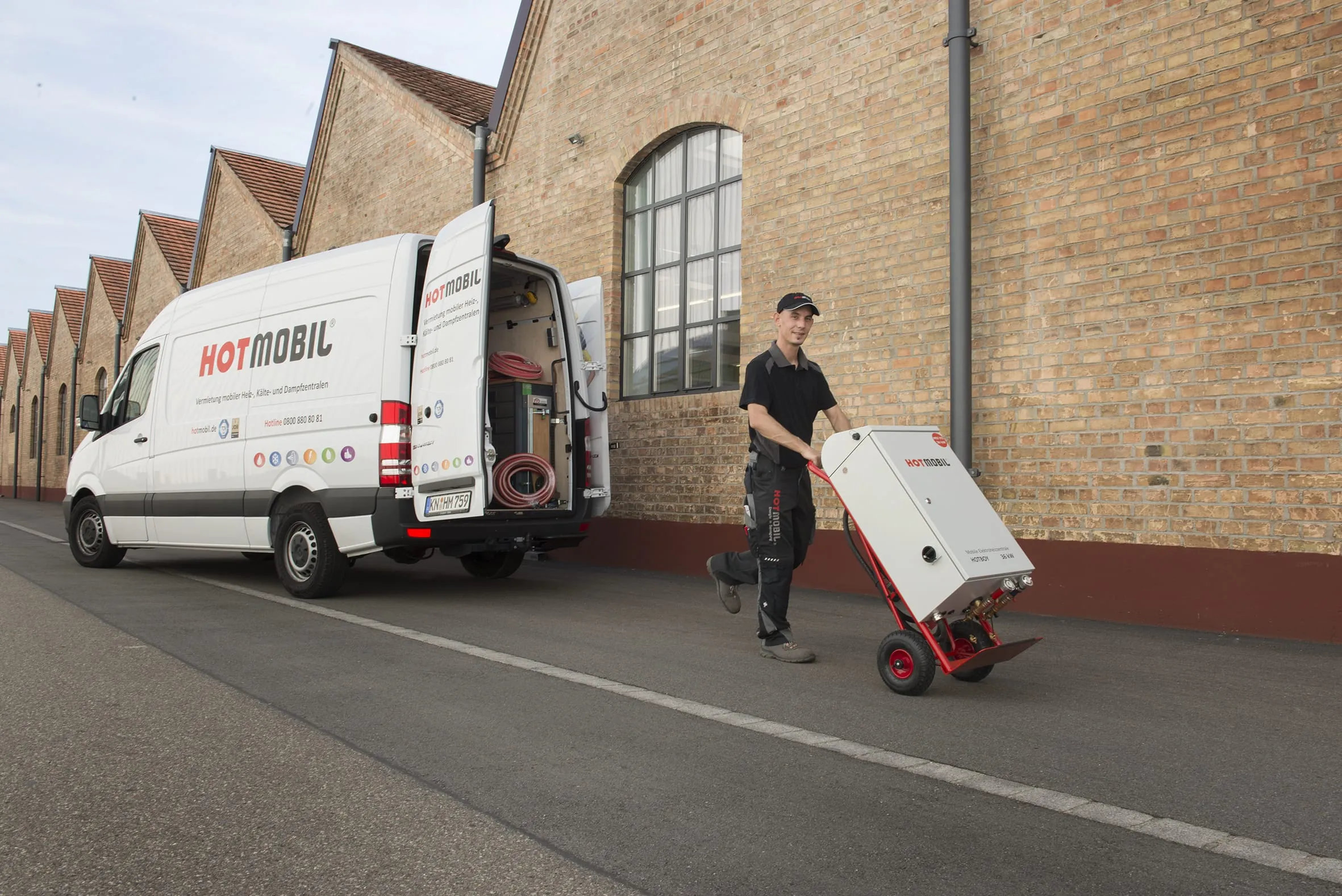 Energiepartner Hotmobil bei der IFH/Intherm in Nürnberg