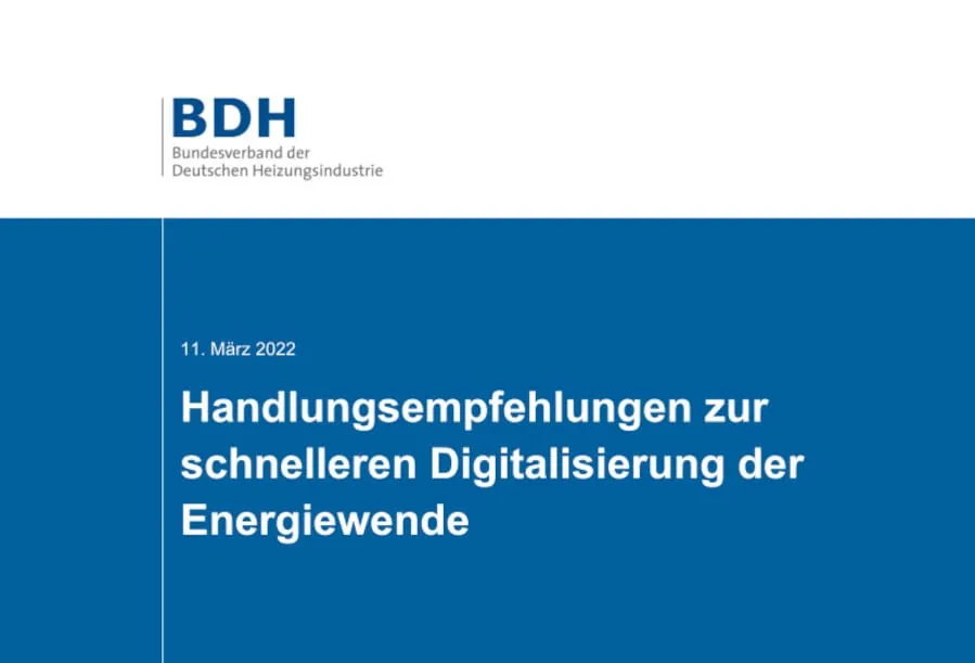 Positionspapier der Heizungsindustrie