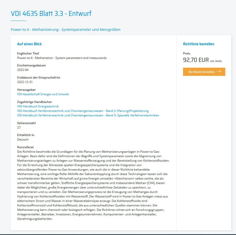 Entwurf Richtlinie VDI 4635 Blatt 3.3