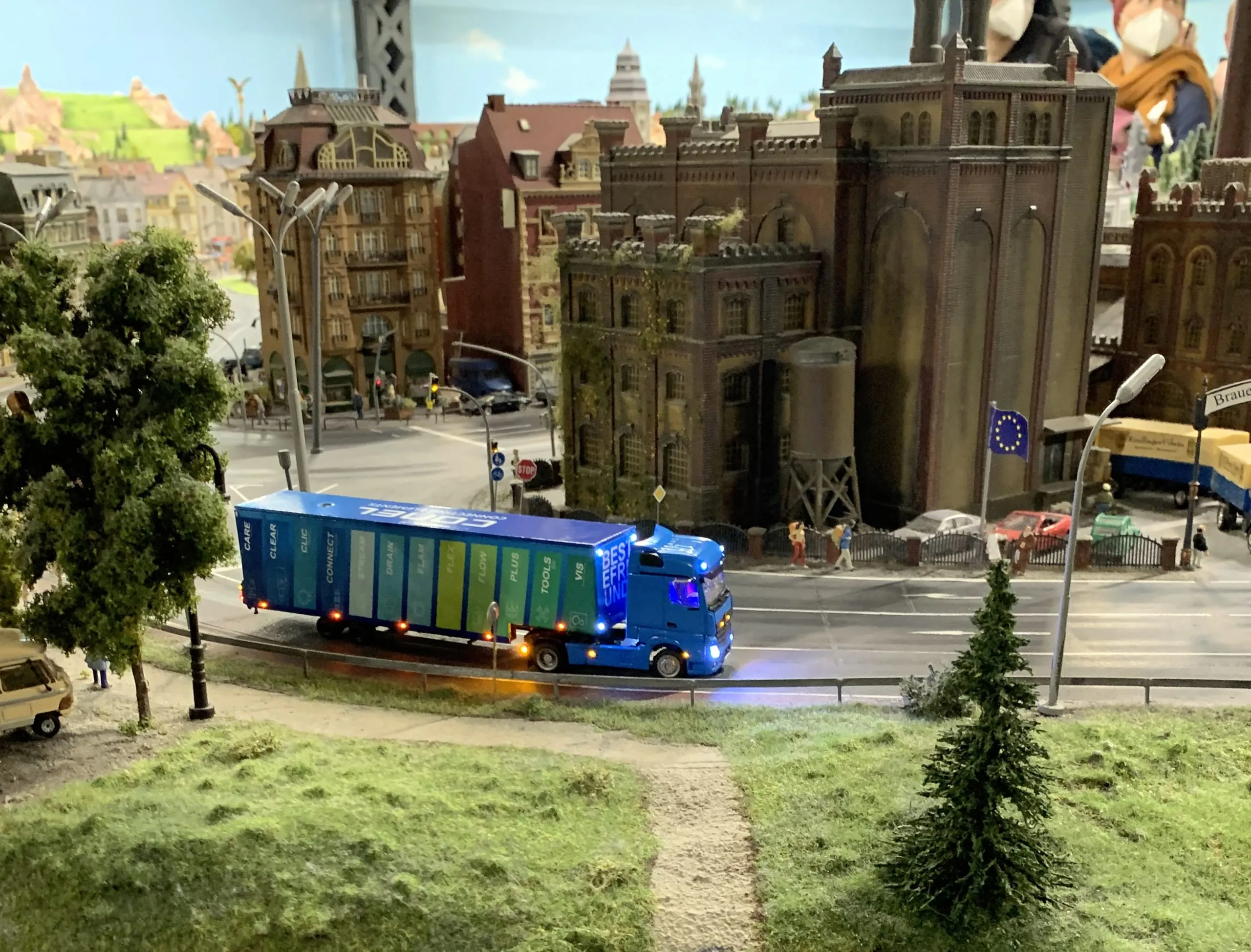 Conel-Truck im Miniatur-Wunderland
