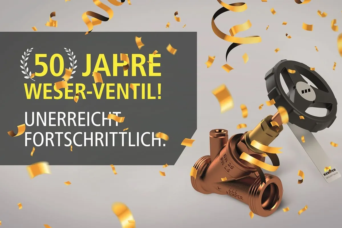 Gebr. Kemper: 50 Jahre Weser-Ventil
