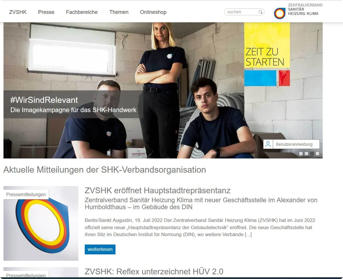ZVSHK eröffnet Hauptstadtrepräsentanz