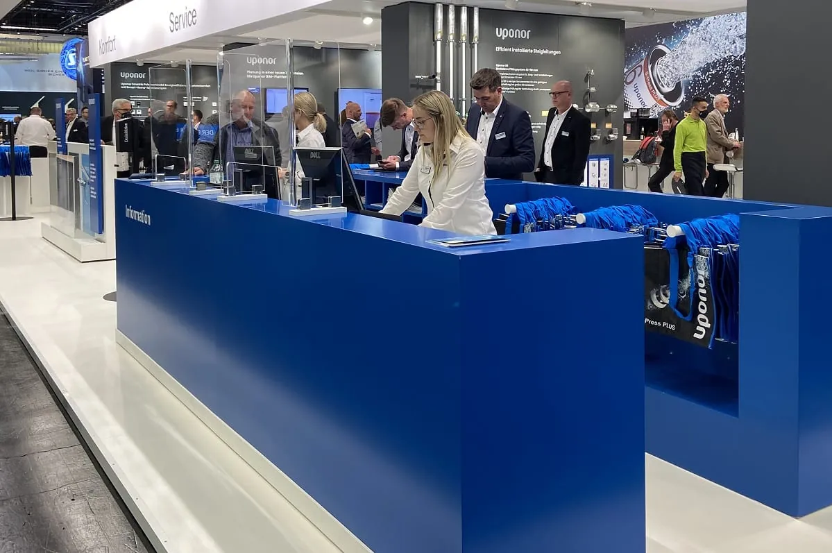 Uponor mit nachhaltigen Lösungen auf der SHK Essen 2022