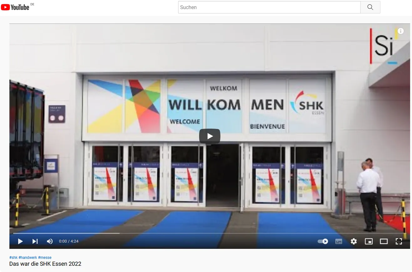 Videorundgang durch die SHK Essen 2022