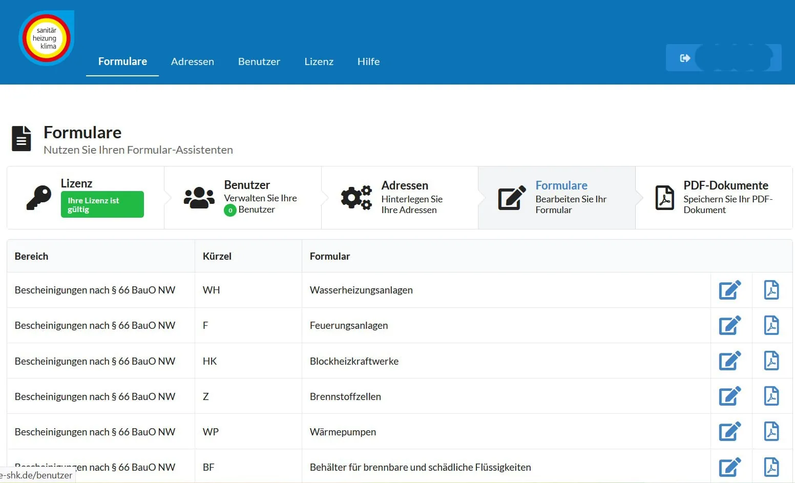 Digitaler Formularassistent zur Heizungsprüfung