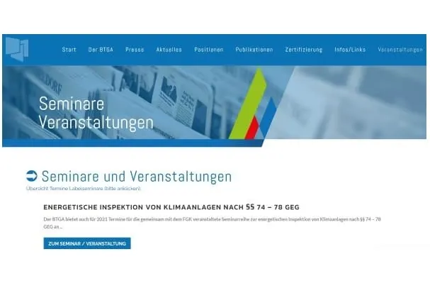 BTGA: Zertifizierungsprogramme für Nichtmitglieder