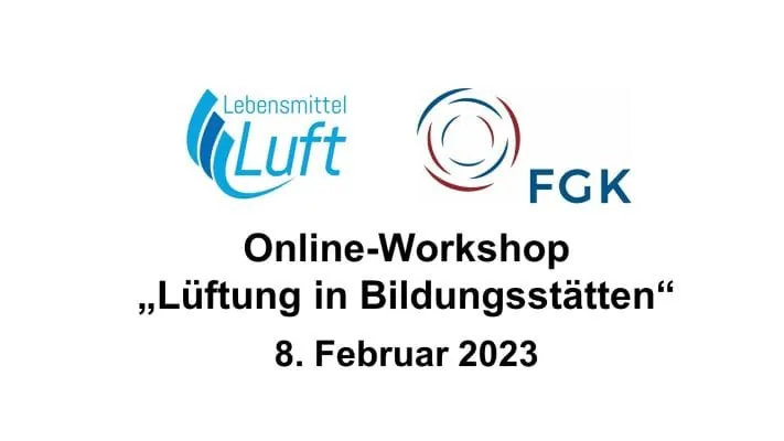Online-Workshop „Lüftung in Bildungsstätten“