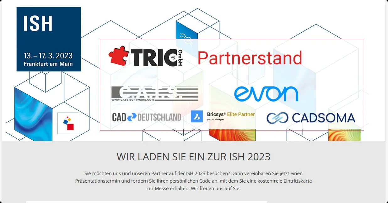Tric mit Partnerstand zur Gebäudetechnik-Software