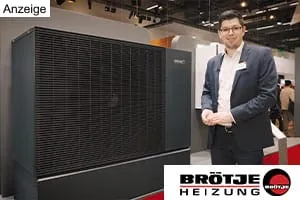 Neue Wärmepumpen und Gas-Brennwertwandkessel von BRÖTJE