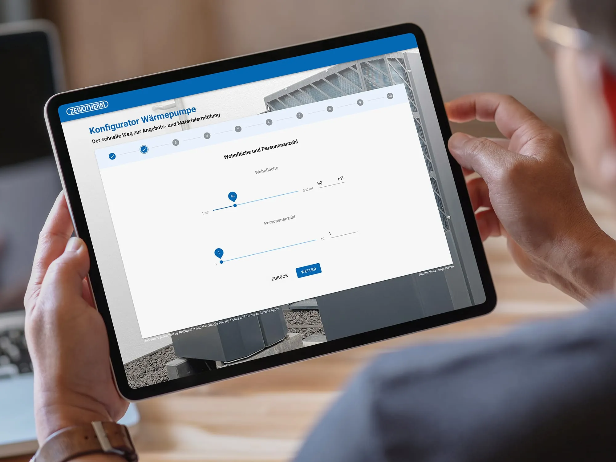 Wärmepumpen-Konfigurator von Zewotherm