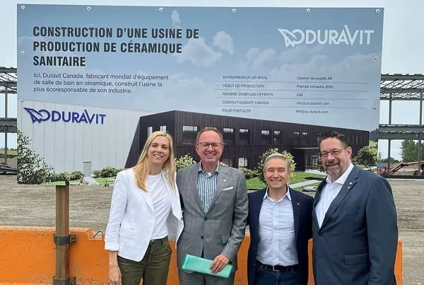 Grundsteinlegung in Matane