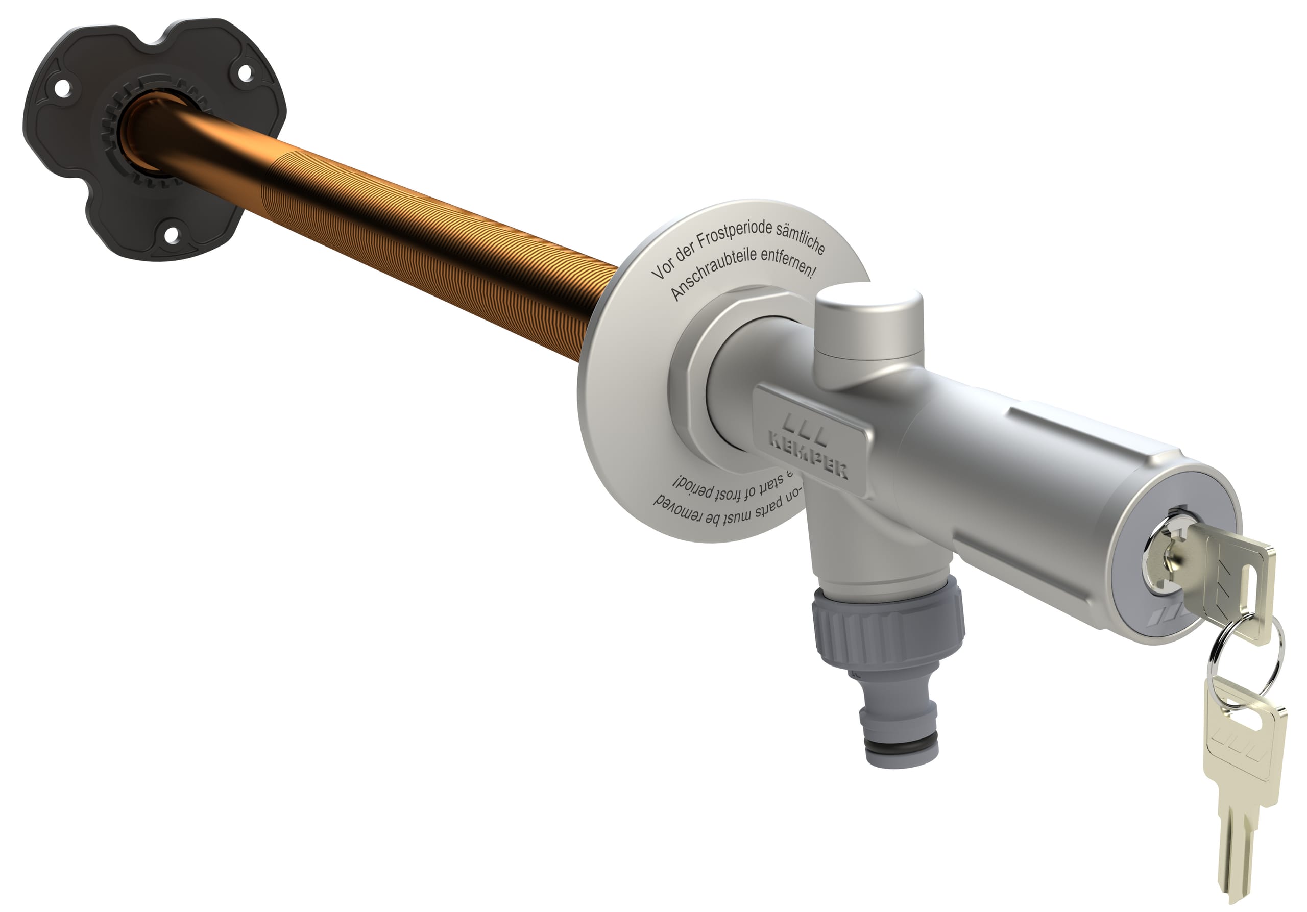 Antik Eckventil Mit Pflaumen-Handrad - Messing Für Badezimmer & Küche