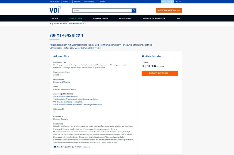 VDI-MT 4645 Blatt 1