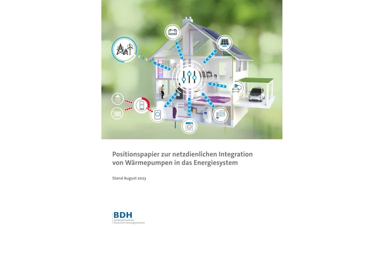 BDH-Positionspapier zur netzdienlichen W&auml;rmepumpen-Steuerung