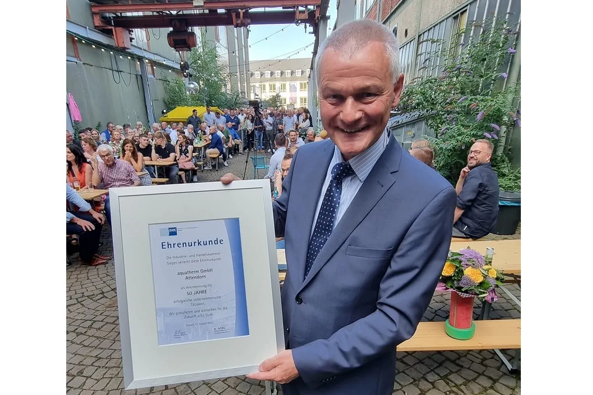 aquatherm: 50 Jahre Kunststoff-Rohrleitungssysteme