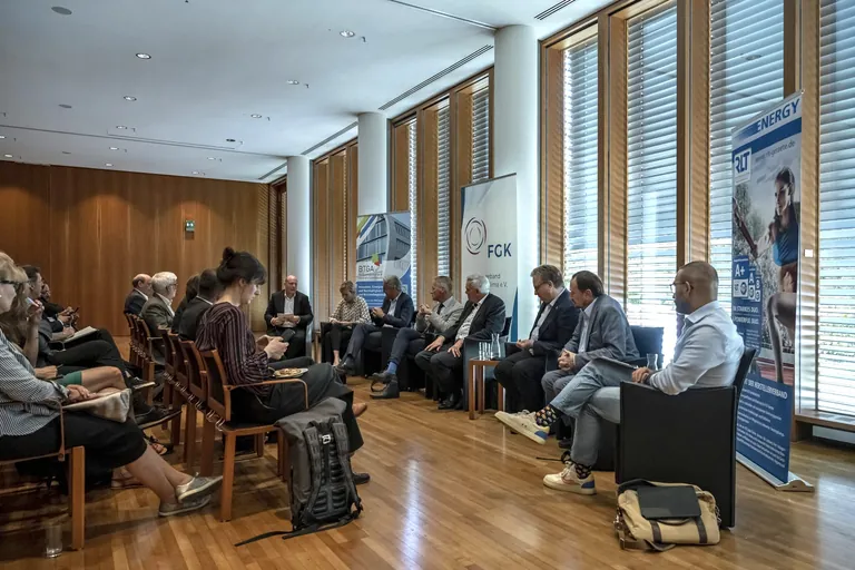 5. EnergyTalk in Berlin: das Podium.