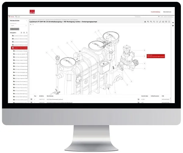 Digitaler Ersatzteilkatalog von ACO Haustechnik