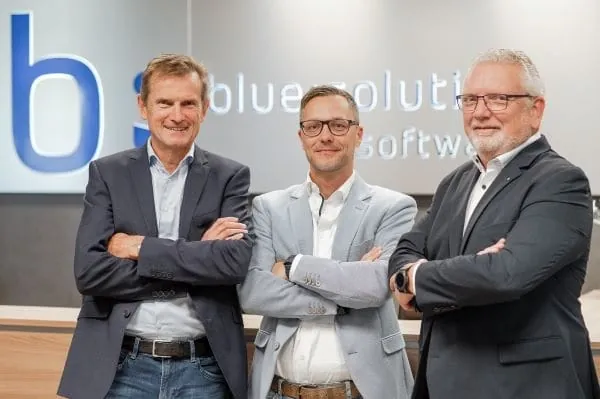 Die neue Geschäftsführung des Herstellers für Handwerker-Software: Rudolf Melching, Danny Braunsteiner, Christopf Schaefer