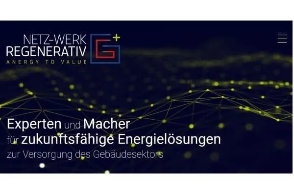 Kommunale Wärmeplanung im Fokus. Screenshot www.netz-werk-regenerativ.de (Stand 05.10.2023)