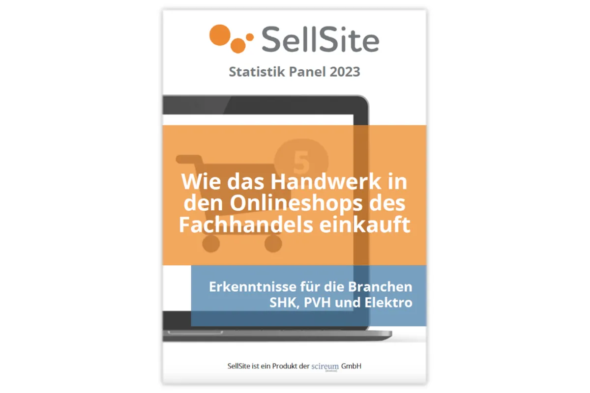 SellSite Studie 2023: Wie kauft das Handwerk online