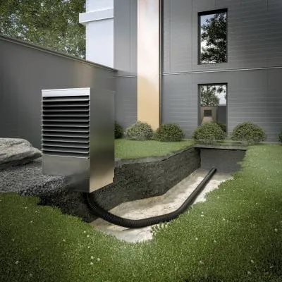 Hausanschluss Wärmepumpe mit Ecoflex Thermo Twin