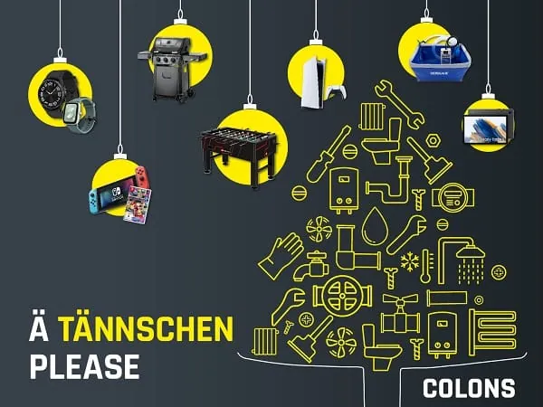 Adventskalender-Verlosungsaktion von Colons