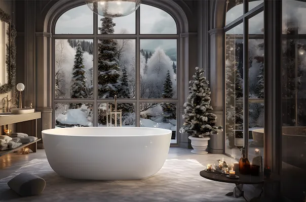 Als Teil seiner Advents-Verlosungsaktion geht man bei Kaldewei auf die Jagd nach der fliegenden Badewanne.