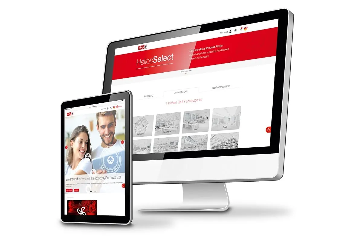 Helios Ventilatoren: Neuer Onlineauftritt