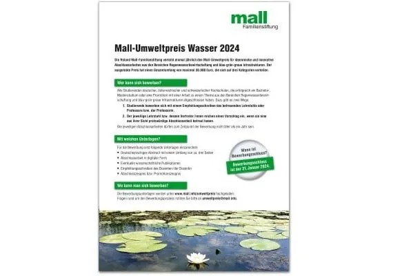 Flyer Mall Umweltpreis