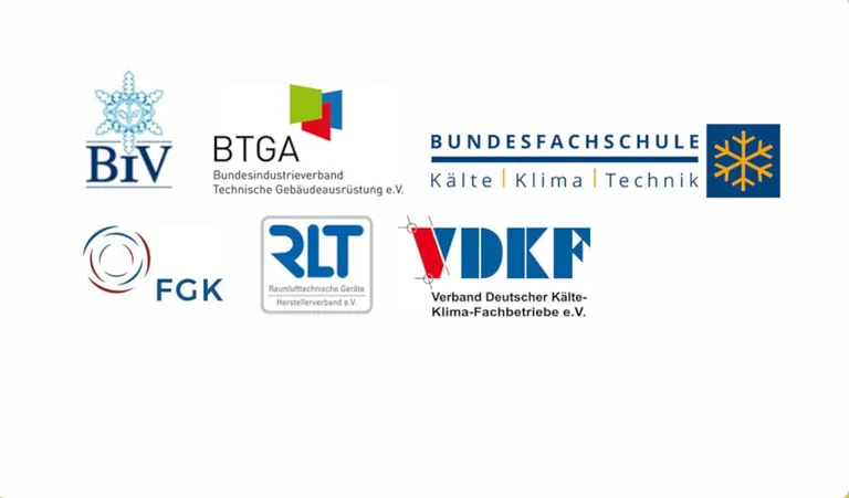 BIV, BTGA, Bundesfachschule, FGK, RLT-Herstellerverband und VDKF fordern die Fortf&uuml;hrung der F&ouml;rderung nach K&auml;lte-Klima-Richtlinie.