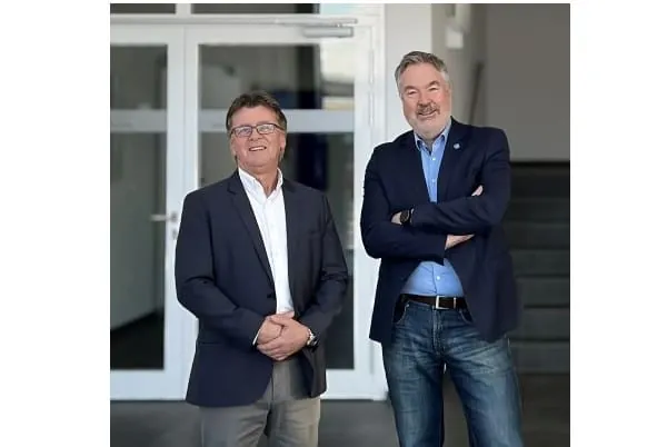 Neue Doppelspitze der Geschäftsführung bei Airflow: Ralf Kaster (links), Geschäftsführer Werner Ruß (rechts).