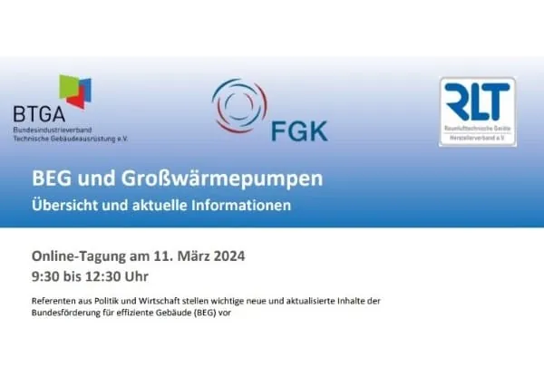 Screenshot Online-Seminar: BEG und Gro&szlig;w&auml;rmepumpen
