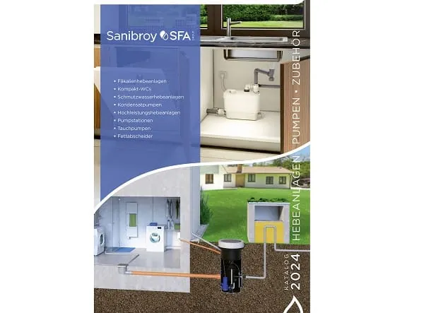 Der neue Sanibroy-Katalog 2024 verschafft Händlern und Kunden einen umfassenden Überblick über alle Produkte.