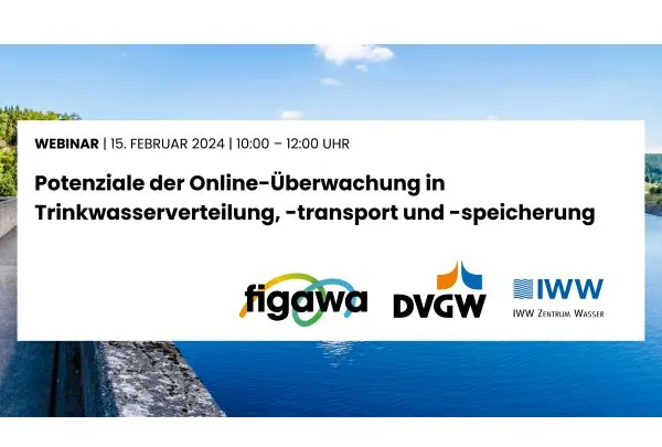 Wasserwirtschaft: Eventbild Webinar Online-Überwachung