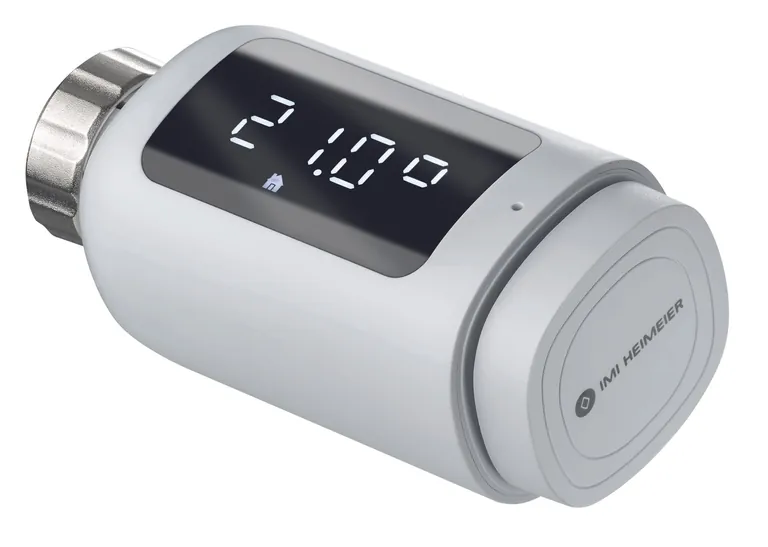 Der Thermostat HeimSync stellt eine pr&auml;zise Raumtemperaturregelung sicher und eignet sich als einfaches Upgrade eines Heizungssystems.