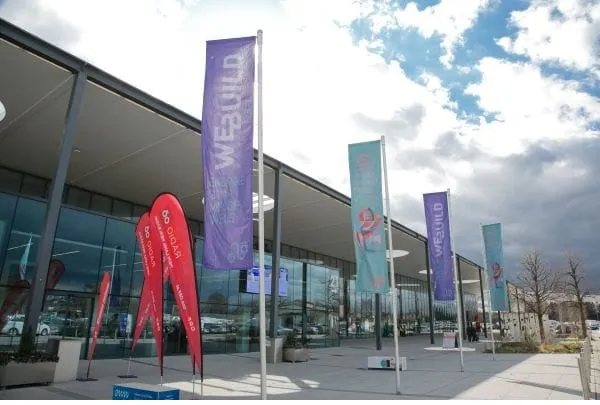 Au&szlig;enansicht Messe Wels Webuild