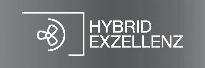 &Uuml;ber das neue Signet &bdquo;Hybrid-Exzellenz&ldquo; erkennen Fachhandwerker die W&auml;rmepumpen-Hybridsysteme von Buderus auf einen Blick.